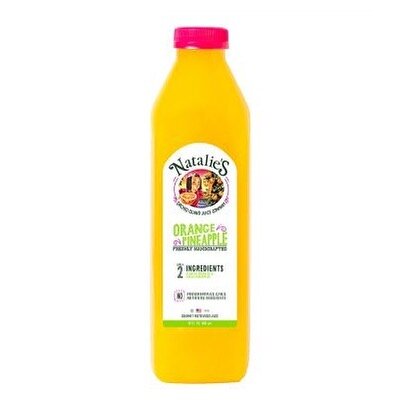Orange Pineapple (only 2 ingredients) juice  No preservatives, no artificial ingredients, no added sugar, no GMOs.
Clean &amp; Pure
Fresh Florida oranges &amp; ripe pineapples make this tangy-sweet juice a showstopper. Filled with Vitamins A &amp; C